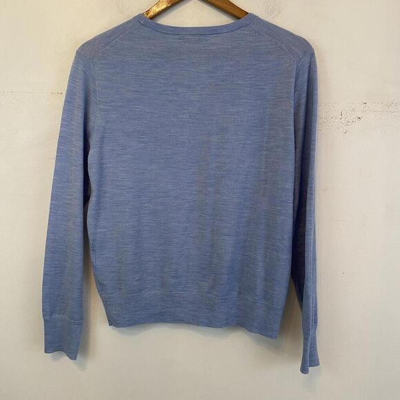 PETER MILLAR light blue merino wool sweater - Picture 6 of 6